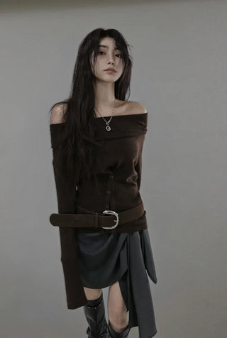 SWAG SUEDE WIDE WRAP BELT