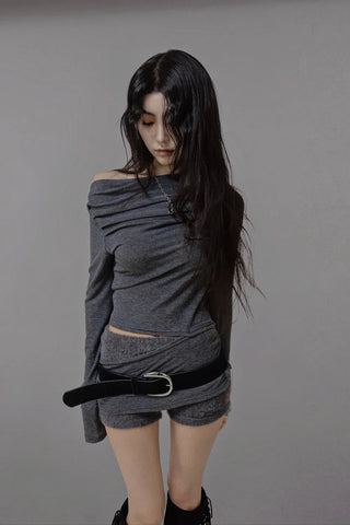 SWAG SUEDE WIDE WRAP BELT