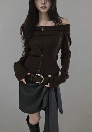 SWAG SUEDE WIDE WRAP BELT