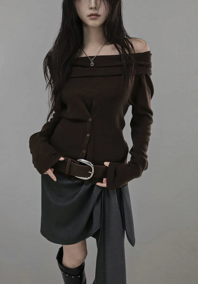SWAG SUEDE WIDE WRAP BELT
