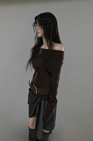 GER MINI FREE UNBALANCED BUNDLED WRAP SKIRT