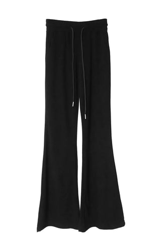 TOWEL BACK CORSET VELVET SLIM SWEATSUIT SET