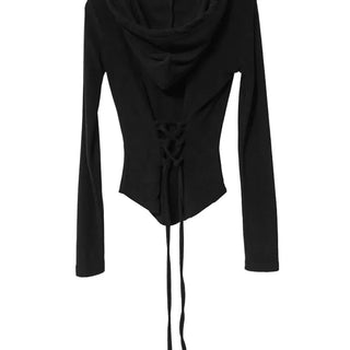 TOWEL BACK CORSET VELVET SLIM SWEATSUIT SET