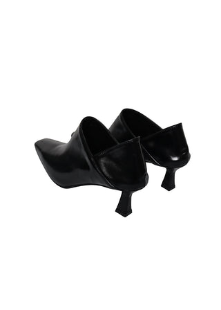 BABOUCHE INCISION SQUARE LOAFERS