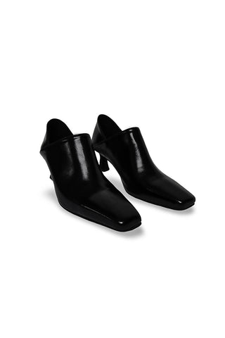 BABOUCHE INCISION SQUARE LOAFERS