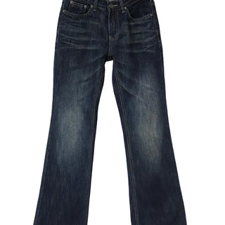 SHADOW LOW VINTAGE WASHING SLIM BOOTCUT DENIM