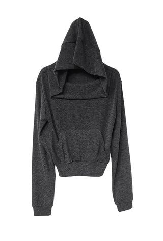 MISTY DRESS TWO-WAY OFF-SHOULDER HOODED TOP