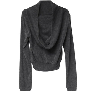 MISTY DRESS TWO-WAY OFF-SHOULDER HOODED TOP