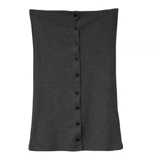 HO SQUARE LAYERED BUTTON TUBE TOP
