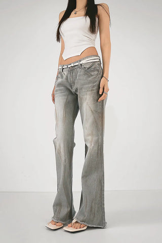 Youth Double Sidecut Corset Crop Top