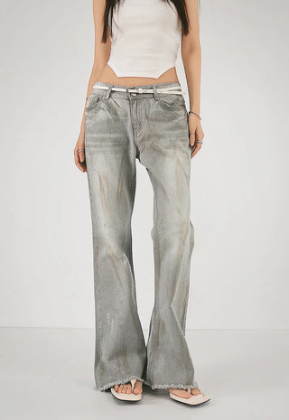 Youth Double Sidecut Corset Crop Top