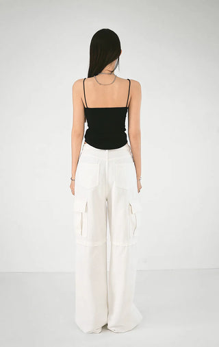 Mochi Roundy Cap-Included Soft Crop Halter Nashi
