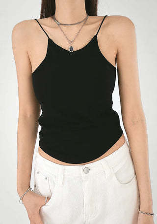 Mochi Roundy Cap-Included Soft Crop Halter Nashi