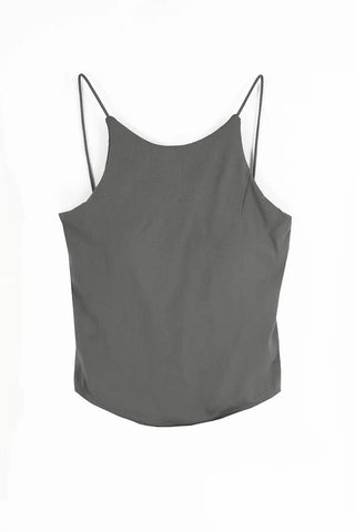 Mochi Roundy Cap-Included Soft Crop Halter Nashi