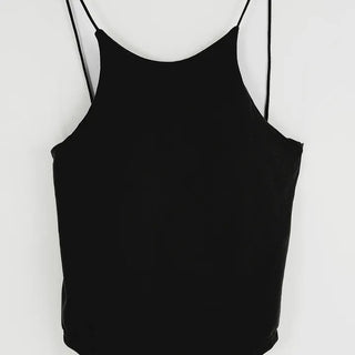 Mochi Roundy Cap-Included Soft Crop Halter Nashi