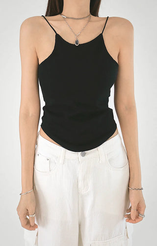 Mochi Roundy Cap-Included Soft Crop Halter Nashi