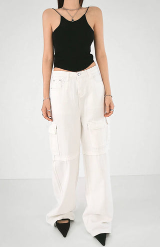 Mochi Roundy Cap-Included Soft Crop Halter Nashi