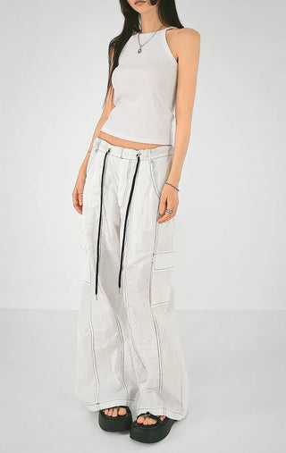 Deer Halter Neck Daily Ribbed Nashi Top