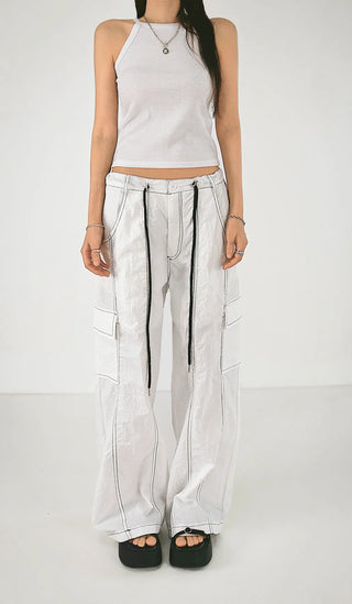Deer Halter Neck Daily Ribbed Nashi Top
