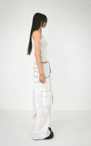 Deer Halter Neck Daily Ribbed Nashi Top