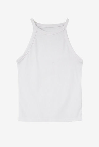 Deer Halter Neck Daily Ribbed Nashi Top