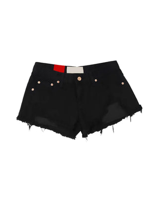 Hot Low-Rise Rescue Damage Cutting Cotton Shorts