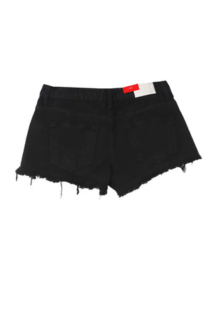 Hot Low-Rise Rescue Damage Cutting Cotton Shorts