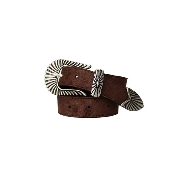 Bohemian Suede Western Belt