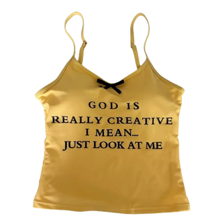 Yellow lettering crop top bikini cover up monokini belly covering swimsuit