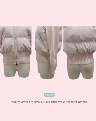 Knit jumper short padding crop jumper strawberry milk gray 2 color fall outerwear