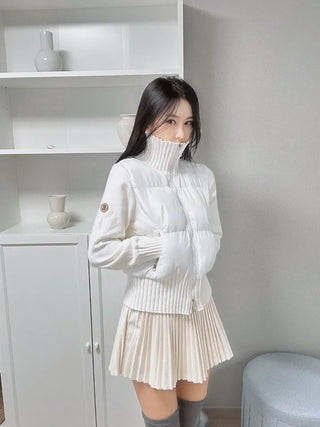 Yerifit short padding knit padding duck down wellon winter outerwear daily training simple and stylish