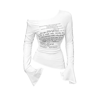 Napul Yeori Slim Fit Lettering T shirt (Breeze Font Tee)