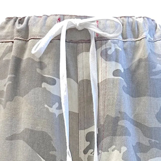 Camo Cargo Side Pocket Wide Pants