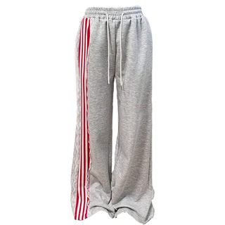 Lace three stripe wide pants