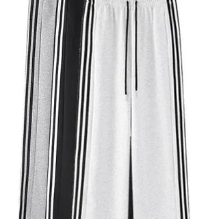 [Fleece] 3colors basic three line wide pants