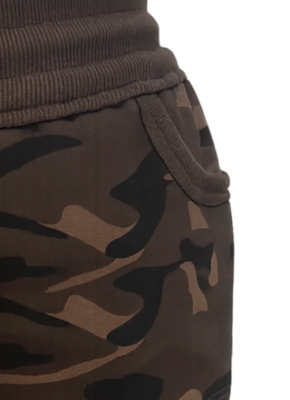 Double Layer Camo Shorts Underlay Camo Jogger Pants