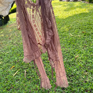 3 piece set: lace cardigan bikini skirt bikini skirt swimsuit belly cover up