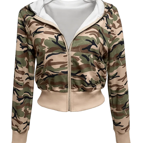 Snug Camo Zip Up