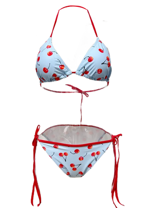 Kitschmood Cherry Bikini 4 piece set beachwear