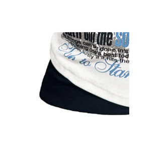 2 Type Lettering Layered Style T Shirt