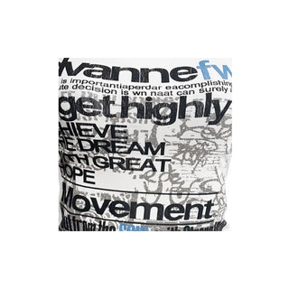 2 Type Lettering Layered Style T Shirt