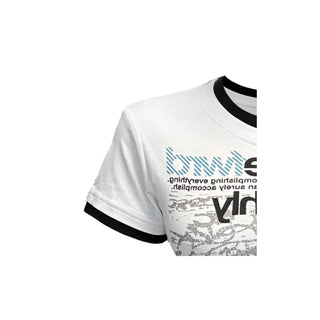 2 Type Lettering Layered Style T Shirt