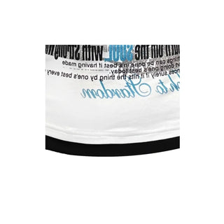 2 Type Lettering Layered Style T Shirt