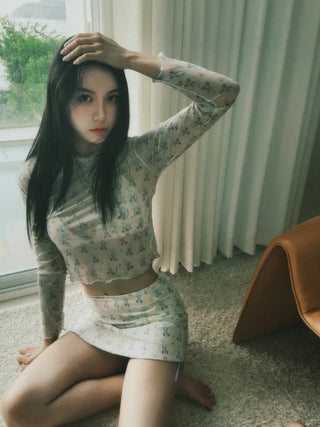 Kitsch Fluffy Bear 4 piece Bikini Set