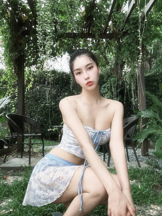 Kitsch Fluffy Bear 4 piece Bikini Set