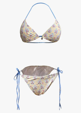 Kitsch Fluffy Bear 4 piece Bikini Set