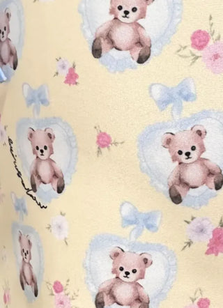 Kitsch Fluffy Bear 4 piece Bikini Set