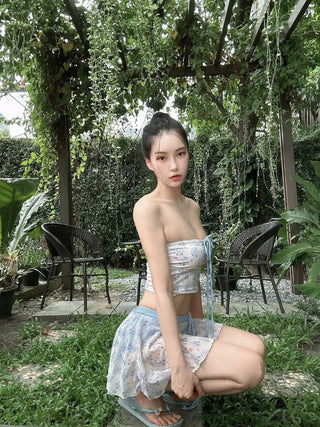 Kitsch Fluffy Bear 4 piece Bikini Set