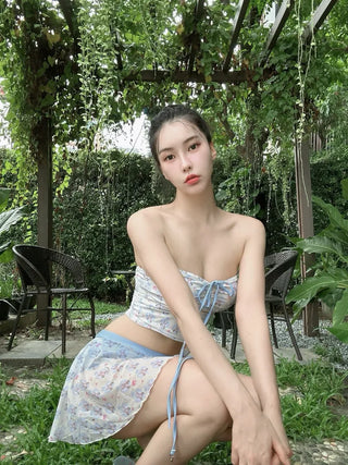 Kitsch Fluffy Bear 4 piece Bikini Set