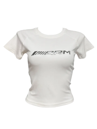 ARM Fit Crop Tee   Racer Logo Crop Tee